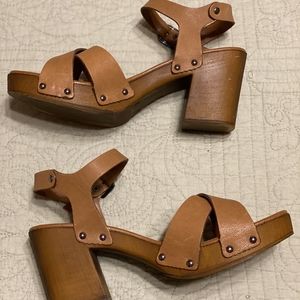 Sophia Milano Block Heel Sandals